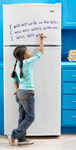 Written Affirmations on Fridge